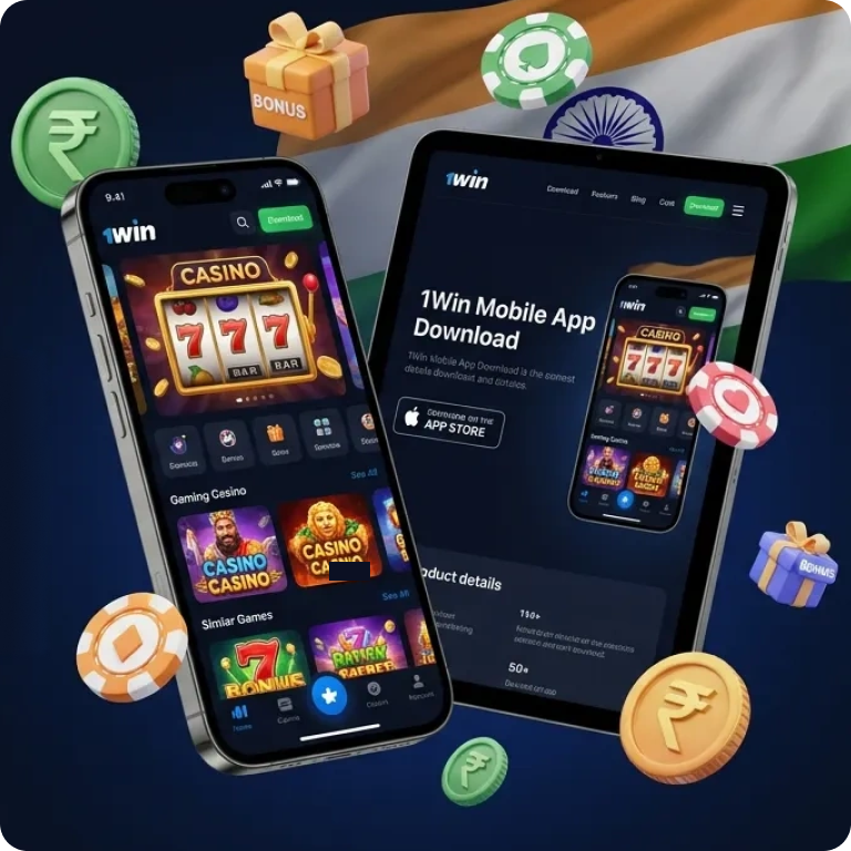 1Win app India for Android and iOS with fast access to betting and casino games