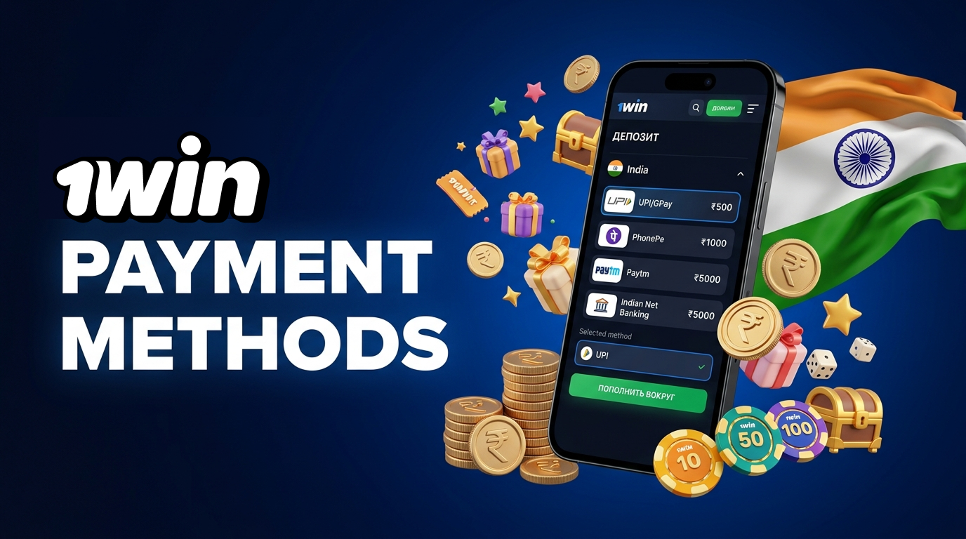 1Win India app payment methods with fast deposits and secure withdrawals
